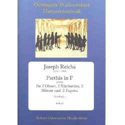 Parthia F-Dur für 2 Oboen, - Joseph Reicha