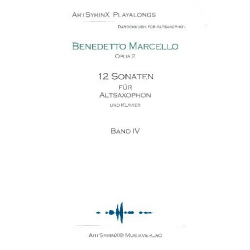 12 Sonaten op.2 Band 4 (Nr.10-12) (+CD) - Benedetto Marcello