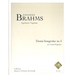 Danse hongroise no.5 pour 4 guitares - Johannes Brahms
