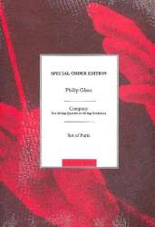 Company 2 for string quartet (string orchestra) - Philip Glass