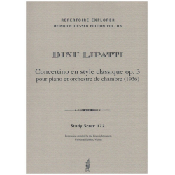 Concertino en style classique op.3 : - Dinu Lipatti