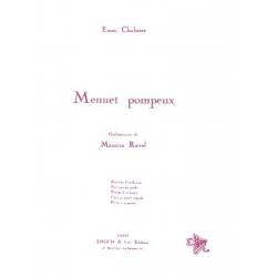 Menuet pompeux - Alexis Emmanuel Chabrier