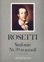 Sinfonie g-Moll Nr.39 (RWVA42) - - Francesco Antonio Rosetti (Rößler)