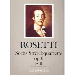 6 Streichquartette op.6 Band 1 (N.1-3) - Francesco Antonio Rosetti (Rößler)