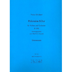 Polonaise B-Dur D580 für Violine -Franz Schubert