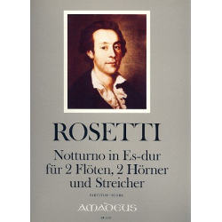 Notturno Es-Dur - für 2 Flöten, - Francesco Antonio Rosetti (Rößler)