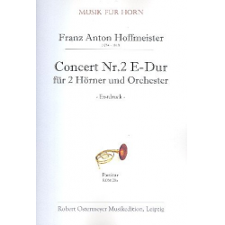 Konzert E-Dur Nr.2 - Franz Anton Hoffmeister