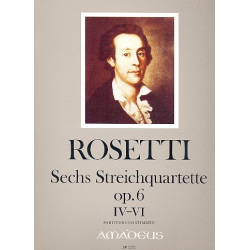 6 Streichquartette op.6 Band 2 (Nr.4-6) - Francesco Antonio Rosetti (Rößler)