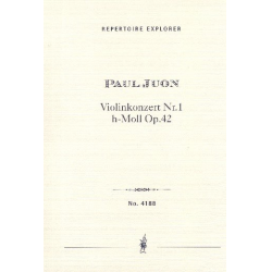 Konzert h-Moll Nr.1 op.42 - Paul Juon