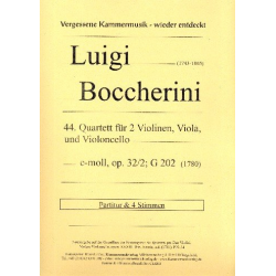 Quartett e-Moll Nr.44 op.32,2 G202 - Luigi Boccherini