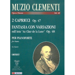 2 Capricci op.47  e  Fantasia con variazioni op.48 - Muzio Clementi