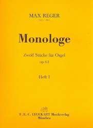 Monologe op.63 Band 1 (Nr.1-4) - Max Reger