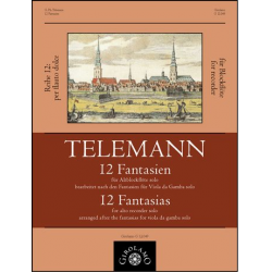 12 Fantasien - Georg Philipp Telemann