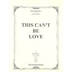 This can't be Love - Richard Rodgers