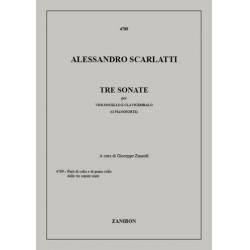 3 sonate per violoncello - Alessandro Scarlatti