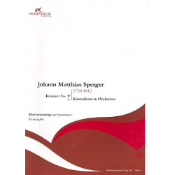 Konzert A-Dur Nr.17 für Kontrabass und Orchester - Johann Mathias Sperger