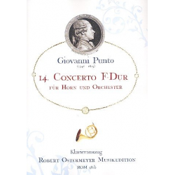 Konzert F-Dur Nr.14 für Horn und Orchester - Giovanni Punto (Stich)