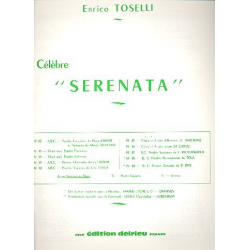 Célèbre sérénata op.6 pour soprano - Enrico Toselli