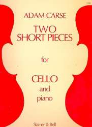 2 short pieces for cello and - Adam Carse