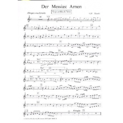 Amen  und  Hallelujah aus dem Messias - Georg Friedrich Händel (George Frederic Handel)