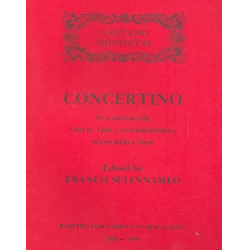 Concertino d minor for violin, viola and orchestra - Gaetano Donizetti
