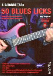 50 Blues-Licks für fortgeschrittene E-Gitarristen (+MP3-Download) - Jörg Sieghart