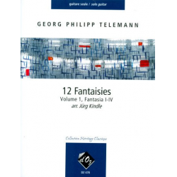 12 Fantaisies vol.1 (nos.1-4) - Georg Philipp Telemann
