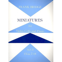 Miniatures Set 3 (nos.7-9) -Frank Bridge