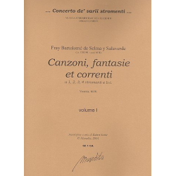 Canzoni, fantasie et correnti vol.1-4 - Bartolo Selma y Salaverde