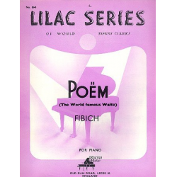 Poem - Zdenek Fibich