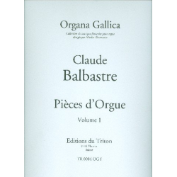 Pièces d'orgue vol.1 (frz) - Claude Benigne Balbastre