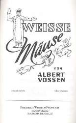 Weiße Mäuse: für Akkordeon - Albert Vossen