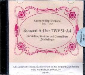 Konzert A-Dur TWV51:A4 - Georg Philipp Telemann
