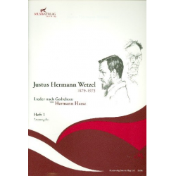 Lieder nach Gedichten von Hermann Hesse Band 1 - Justus Hermann Wetzel