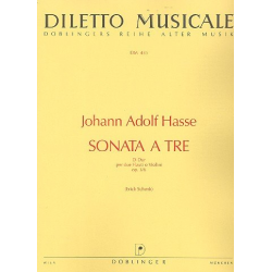 Sonata a tre D-Dur op. 3/6 - Johann Adolf Hasse