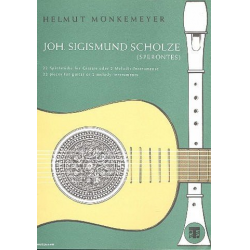 22 Spielstücke für Gitarre - Johann Sigismund (Sperontes) Scholze