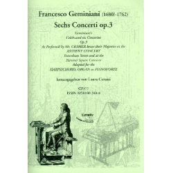 6 Concerti op.3 - Francesco Geminiani