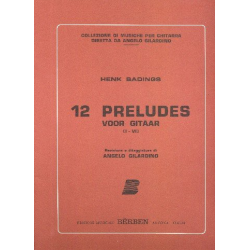12 preludes vol.1 (nos.1-6) -Henk Badings