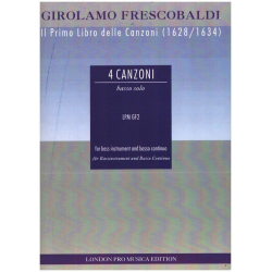 4 Canzonas for bass instrument -Girolamo Frescobaldi