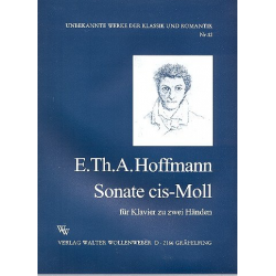 Sonate cis-Moll für Klavier - Ernst Theodor Amadeus Hoffmann