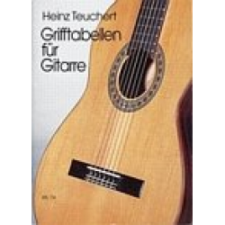 Grifftabelle für Gitarre - Heinz Teuchert