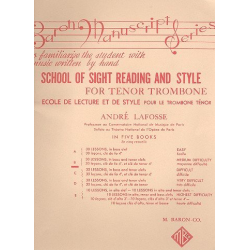 School of Sight Reading and Style vol.B (medium difficulty) - Andre Lafosse