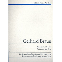 Rezitative und Arien : für - Gerhard Braun