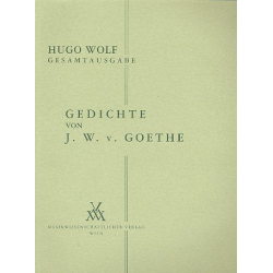 Gedichte von J.W. von Goethe - Hugo Wolf