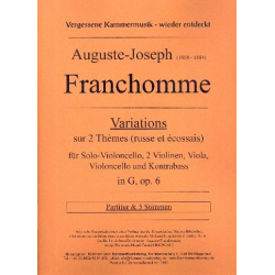 Variations sur 2 thèmes en sol majeur op.6 - Auguste Joseph Franchomme