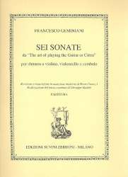 6 sonate per chitarra, violoncello e cembalo - Francesco Geminiani
