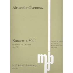 Konzert a-Moll op.82 für Violine und Orchester - Alexander Glasunow