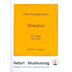 Hirtenlied - Hans-Joachim Marx