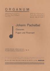 Ciaconen, Fugen und Ricercari für Orgel -Johann Pachelbel