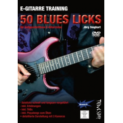 50 Blues-Licks für fortgeschrittene E-Gitarristen -Jörg Sieghart